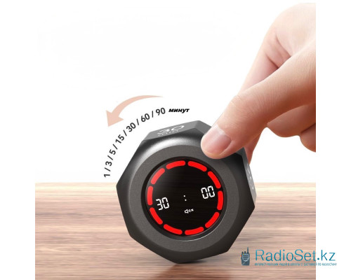 Цифровой гравитационный таймер-куб с экраном Flip Timer Gravity 1-90 минут